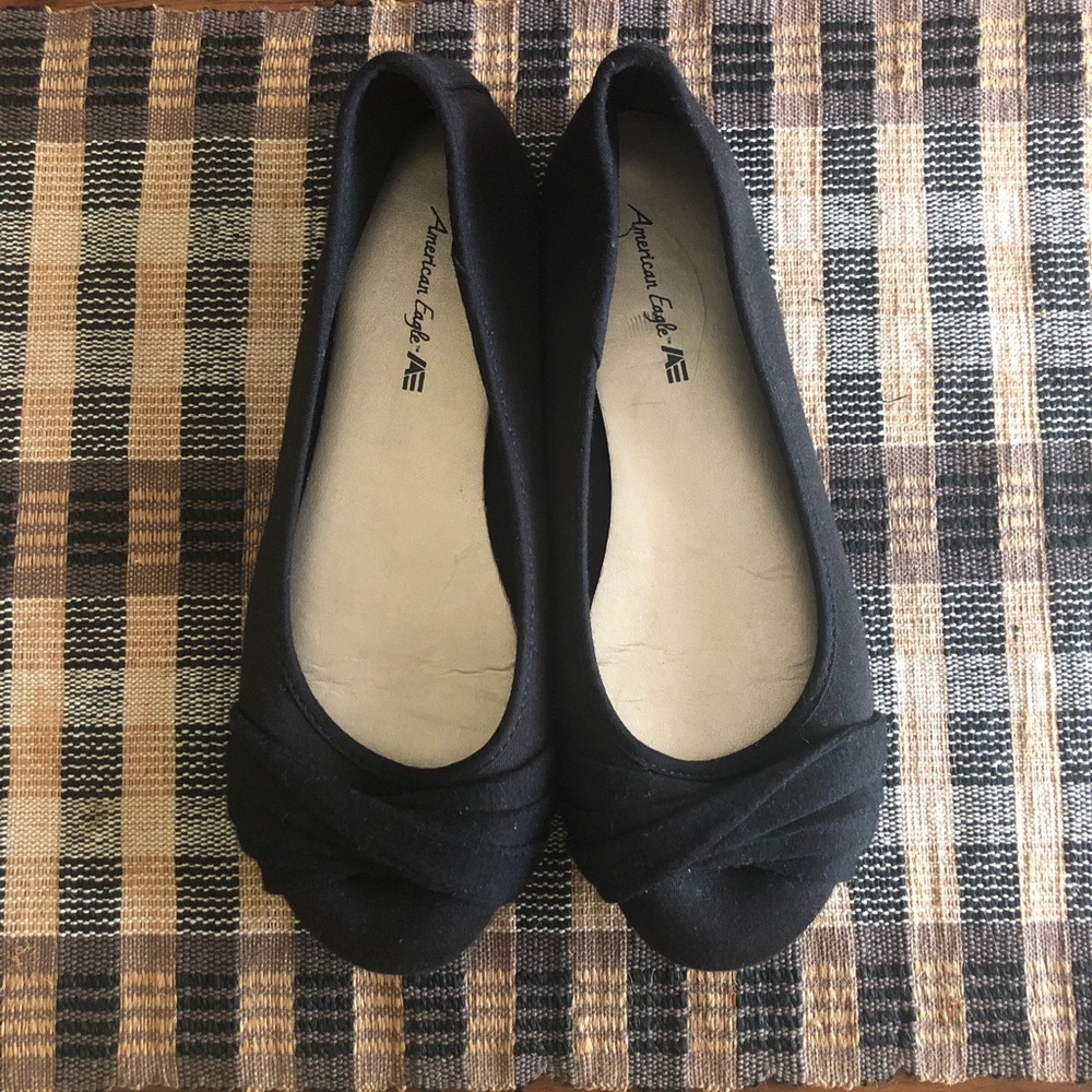American Eagle Black Flats